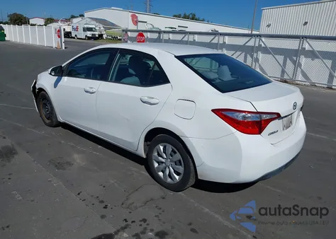 2015 Toyota Corolla Le из США, поврежденный, VIN 2T1BURHE7FC360902
